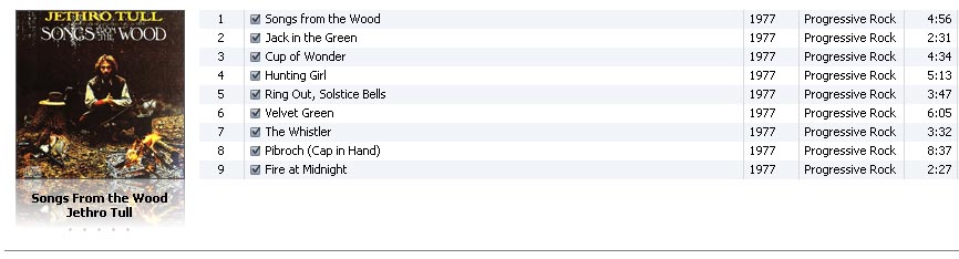 Jethro Tull - Songs From the Wood